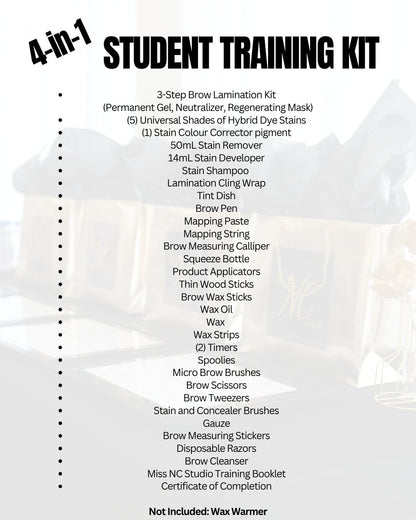 2-DAY BROW MAP, WAX, STAIN & LAMINATION TRAINING